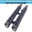 Sharkroad Black 3'' Slip-on Exhaust for 2015-2024 Indian Scout, Scout Bobber, Scout Sixty