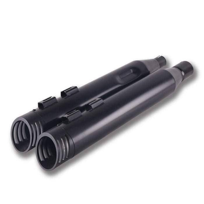 Sharkroad Harley Touring M8 2017-2024 4.0” Black Slip On Mufflers