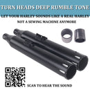 3.5“ Slip on Mufflers for Harley Softail Exhaust Sound and Performance Upgrading
