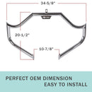 Fat 1-1/2" Engine Guards, Meat-Hook Killing Looks Crash Bars for Harley Softail