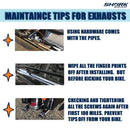 Sharkroad 4.5” Black Slip On Mufflers Exhaust for Harley Touring 1995-2016 PRO BAFFLE