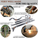 2 into 2 36 inch Fishtail True Dual Exhaust Systems for Harley Softail 2000-2017 Models