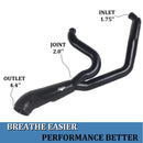 2 Into 1 Exhaust For Harley Touring 2017-up Models, Amazing Deep Rumble Sound